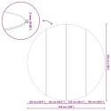 VidaXL Podkładka pod Basen Czarny Ø 458 cm Geowłóknina poliestrowa