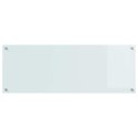 VidaXL Przód kuchenny Biały 110 x 40 cm szkło hartowane