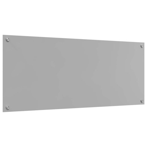 VidaXL Przód kuchenny Jasnoszary 120 x 50 cm szkło hartowane