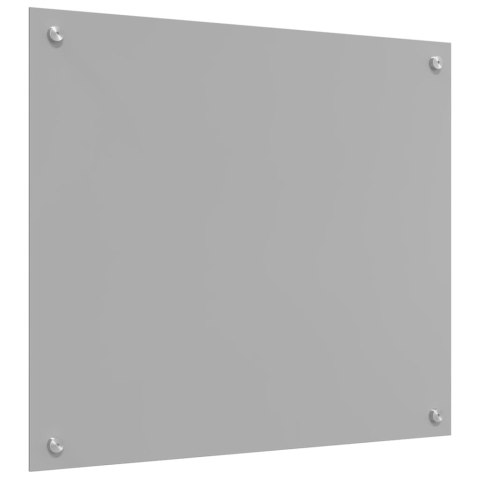 VidaXL Przód kuchenny Jasnoszary 70 x 60 cm szkło hartowane