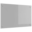 VidaXL Przód kuchenny Jasnoszary 80 x 50 cm szkło hartowane