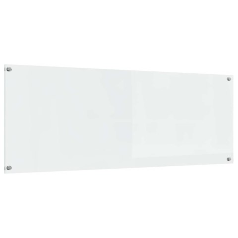 VidaXL Przód kuchenny przezroczysty 110 x 40 cm szkło hartowane