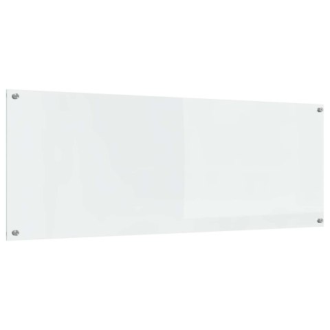 VidaXL Przód kuchenny przezroczysty 110 x 40 cm szkło hartowane