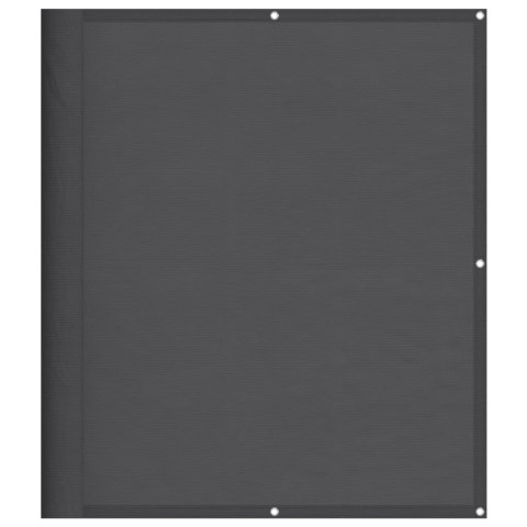 VidaXL Parawan balkonowy, antracyt, 120x1000 cm, 100% poliester Oxford