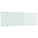 VidaXL Przód kuchenny 2 pcs Biały 110 x 40 cm szkło hartowane