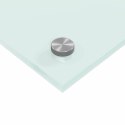 VidaXL Przód kuchenny 2 pcs Biały 110 x 40 cm szkło hartowane