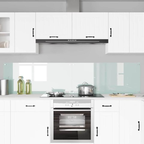 VidaXL Przód kuchenny 2 pcs Biały 110 x 50 cm szkło hartowane