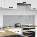 VidaXL Przód kuchenny 2 pcs Jasnoszary 70 x 40 cm szkło hartowane