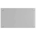 VidaXL Przód kuchenny 2 pcs Jasnoszary 70 x 40 cm szkło hartowane