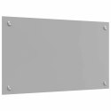 VidaXL Przód kuchenny 2 pcs Jasnoszary 70 x 40 cm szkło hartowane