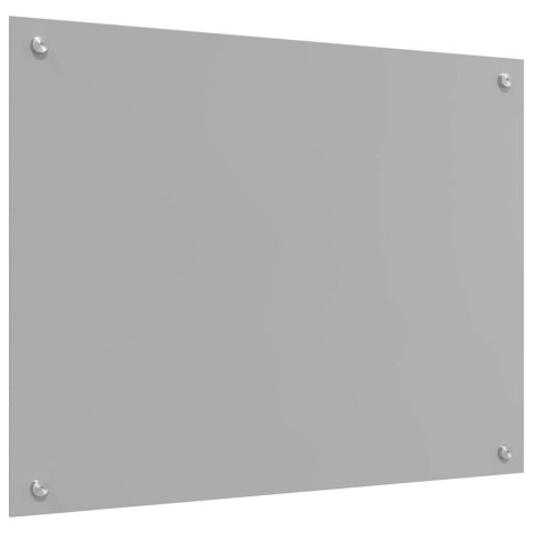 VidaXL Przód kuchenny 2 pcs Jasnoszary 80 x 50 cm szkło hartowane