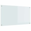 VidaXL Przód kuchenny Biały 110 x 60 cm szkło hartowane