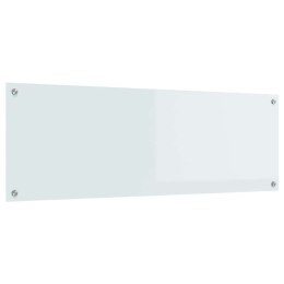 VidaXL Przód kuchenny Biały 120 x 40 cm szkło hartowane