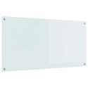 VidaXL Przód kuchenny Biały 120 x 60 cm szkło hartowane