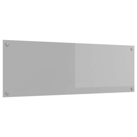 VidaXL Przód kuchenny Jasnoszary 120 x 40 cm szkło hartowane