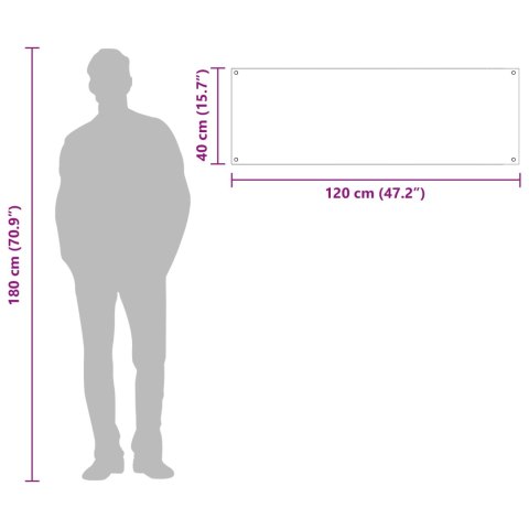 VidaXL Przód kuchenny Jasnoszary 120 x 40 cm szkło hartowane