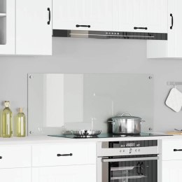 VidaXL Przód kuchenny przezroczysty 120 x 50 cm szkło hartowane