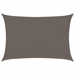 ŻAGIEL PRZECIWSŁONECZNY OGRODOWY MARKIZA TARAS 160G/M² ANTRACYTOWY 2,5X3,5 M