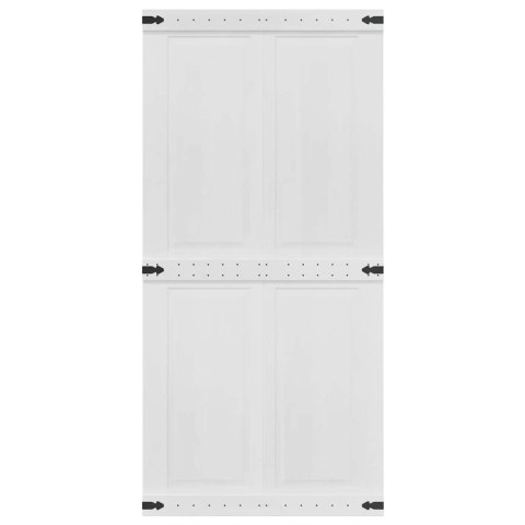 VidaXL Drzwi Corona Biały 100 x 210 cm Materiał drewnopochodny