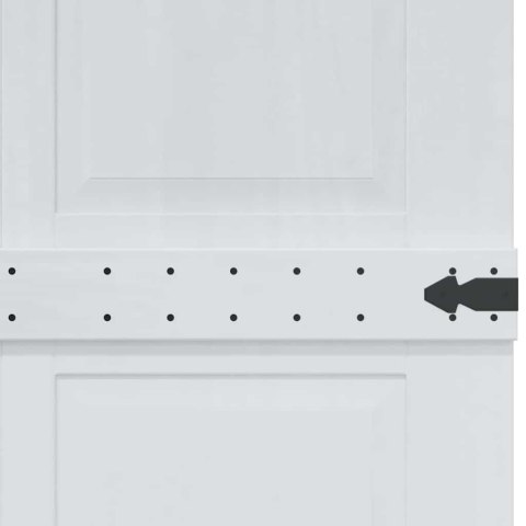 VidaXL Drzwi Corona Biały 100 x 210 cm Materiał drewnopochodny