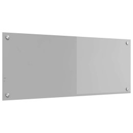 VidaXL Przód kuchenny Jasnoszary 100 x 40 cm szkło hartowane