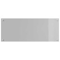 VidaXL Przód kuchenny Jasnoszary 100 x 40 cm szkło hartowane