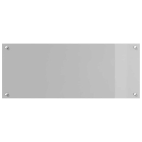 VidaXL Przód kuchenny Jasnoszary 100 x 40 cm szkło hartowane