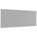 VidaXL Przód kuchenny Jasnoszary 100 x 40 cm szkło hartowane