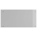 VidaXL Przód kuchenny Jasnoszary 80 x 40 cm szkło hartowane