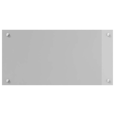 VidaXL Przód kuchenny Jasnoszary 80 x 40 cm szkło hartowane