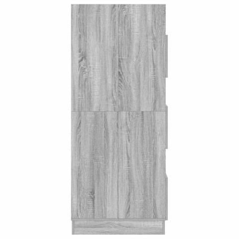 SZAFKA DO PRANIA Z DRZWIAMI SZARY SONOMA 50X 68X 162CM