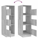 SZAFKA DO PRANIA Z DRZWIAMI SZARY SONOMA 50X 68X 162CM