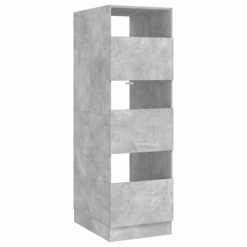 SZAFKA DO PRANIA Z PRZECHOWYWANIEM BETONOWY 50X 68X 162CM