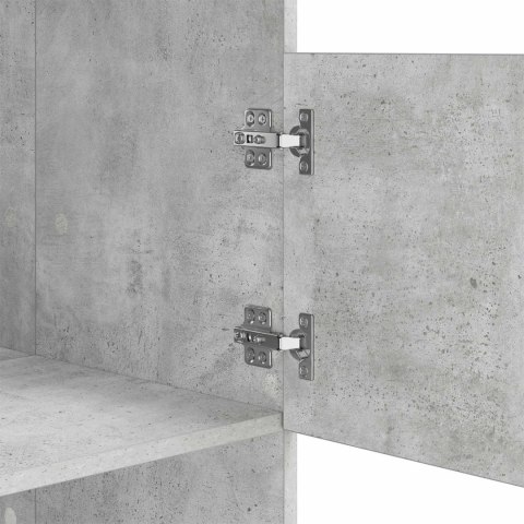 SZAFKA DO PRANIA Z PRZECHOWYWANIEM BETONOWY 50X 68X 162CM