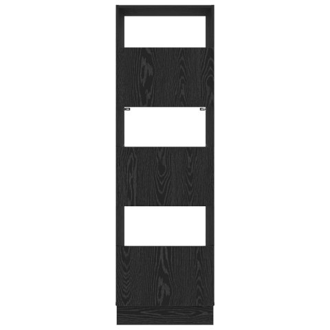 SZAFKA DO PRANIA Z PRZECHOWYWANIEM CZARNY DĄB 50X 68X 162CM