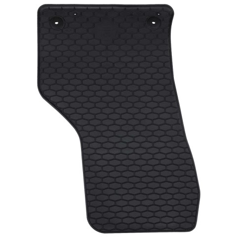 VidaXL Mata samochodowa 4 pcs Czarny VW dla PASSAT B8 TPE