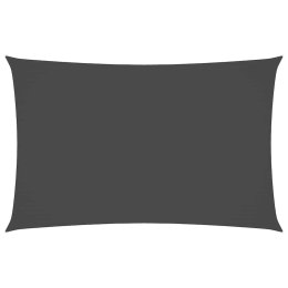 ŻAGIEL PRZECIWSŁONECZNY WODOODPORNY OGRODOWY MARKIZA TARAS 2X5 M ANTRACYT