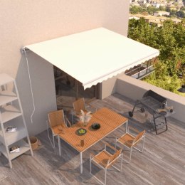 AUTOMATYCZNIE ZWIJANA MARKIZA 450X350CM KREMOWA