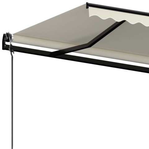 AUTOMATYCZNIE ZWIJANA MARKIZA 450X350CM KREMOWA