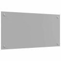 VidaXL Przód kuchenny 2 pcs Jasnoszary 80 x 40 cm szkło hartowane
