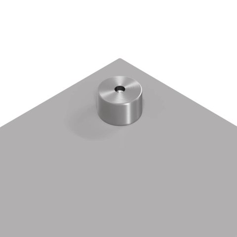 VidaXL Przód kuchenny 2 pcs Jasnoszary 80 x 40 cm szkło hartowane