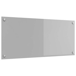 VidaXL Przód kuchenny Jasnoszary 90 x 40 cm szkło hartowane