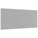 VidaXL Przód kuchenny Jasnoszary 90 x 40 cm szkło hartowane