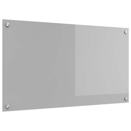 VidaXL Przód kuchenny Jasnoszary 90 x 50 cm szkło hartowane