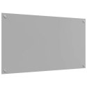 VidaXL Przód kuchenny Jasnoszary 90 x 50 cm szkło hartowane