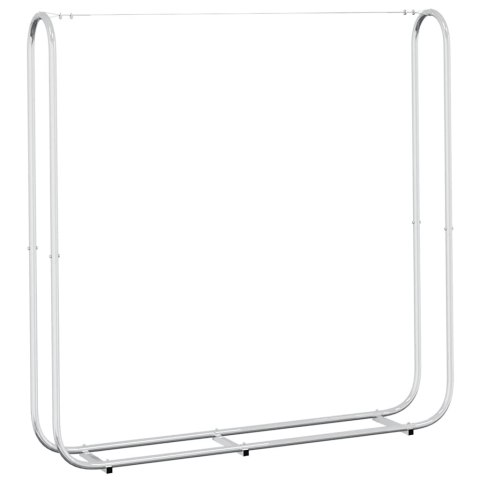 VidaXL Stojak na drewno opałowe 150x25x150 cm Stal ocynkowana
