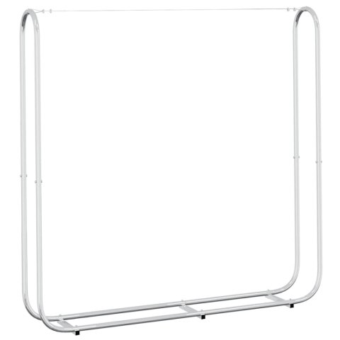 VidaXL Stojak na drewno opałowe 150x25x150 cm Stal ocynkowana