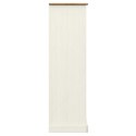 SZAFKA NA KSIĄŻKI VIGO BIAŁA 90X35X114,5CM DREWNO SOSNOWE