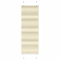 VidaXL Roleta plisowana kremowa 50x100 cm Szerokość tkaniny 49,4cm