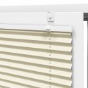 VidaXL Roleta plisowana kremowa 50x100 cm Szerokość tkaniny 49,4cm